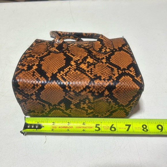 Copper Snake Print Crossbody Bag/Mini Purse - Picture 8 of 10